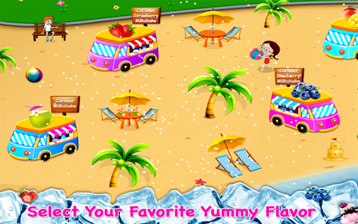 Coconut Milkshake Maker - Beach Party Cooking Game