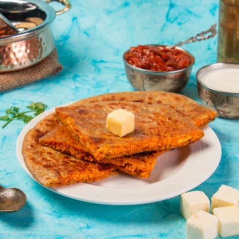 Paneer Bhurji Paratha