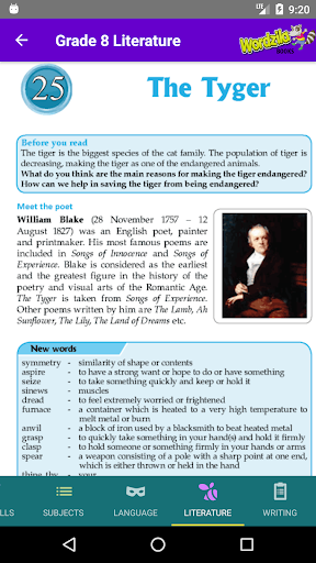 Wordzila Books Grade 8