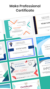 Certificate Maker & Certificate Generator App Captura de pantalla