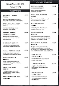 Kamaa Club menu 4