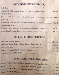 Morung Ki menu 1