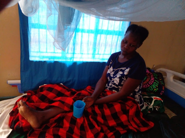 Diana Juma Waanda the mother who lost her quadruplets at the Tagache Hospital in Migori