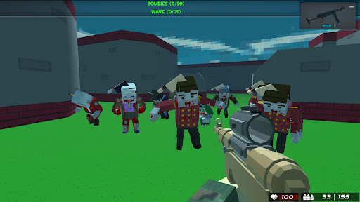 Screenshot Blocky Gun Warfare Zombie