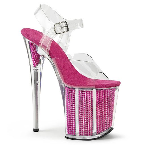 Title 3, Crystal Stage Wedding Shoes Catwalk High Heels ...