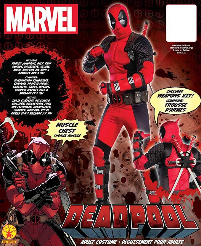 DEADPOOL - COSTUME DE DEADPOOL (ADULTE)