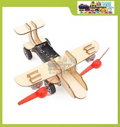 Bộ Đồ Chơi Khoa Học Và Công Nghệ Tự Làm Diy Wood Steam, Đồ Chơi Lắp Ghép Stem, Đồ Chơi Gỗ Cao Cấp Máy Bay 2 Động Cơ