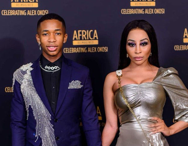 Khanyi Mbau and Lasizwe share moments from their fathers tombstone unveiling.