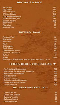 Country Roads Cafe & Restaurant menu 2