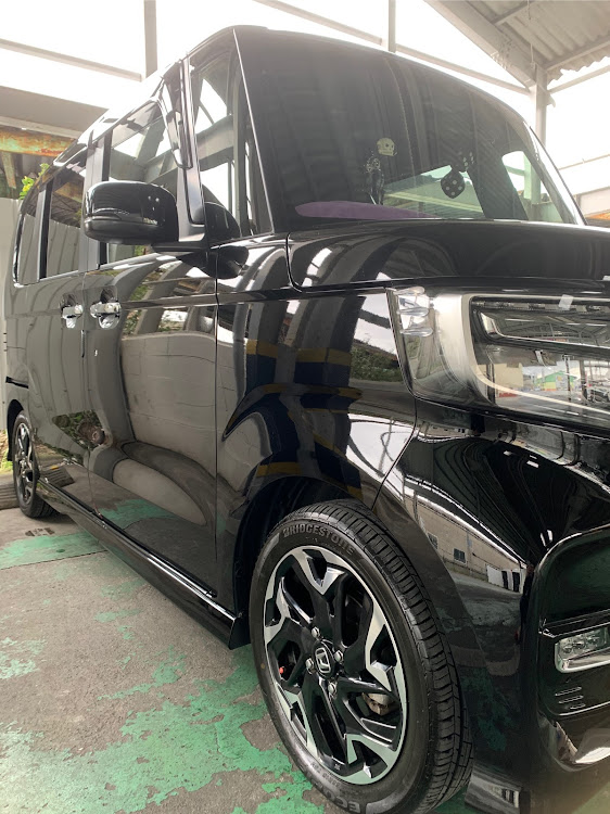 Nボックスカスタムの洗車・ヌルてか仕様👍に関するカスタム事例の投稿画像2枚目
