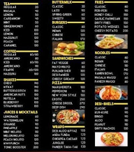 Backstreet Cafe & Restro menu 1