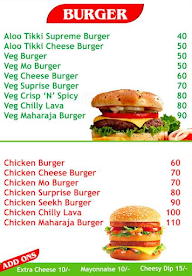 Burger Unlimited Kitchen menu 1