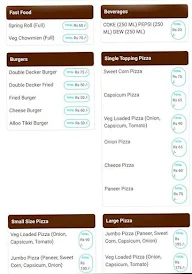 Trisha Pizzeria menu 1