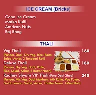 Radhey Shyam Restaurant menu 1