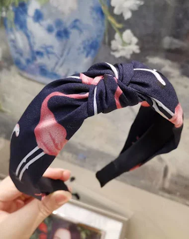 Bandeau coréen en tissu pour femmes - 2