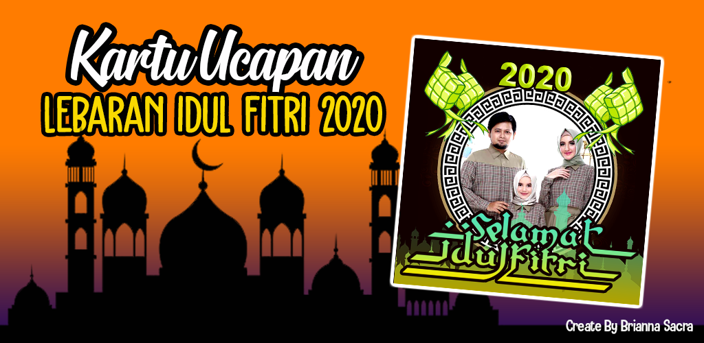 Download Kartu  Ucapan Idul Fitri 2022 Photo Frame  