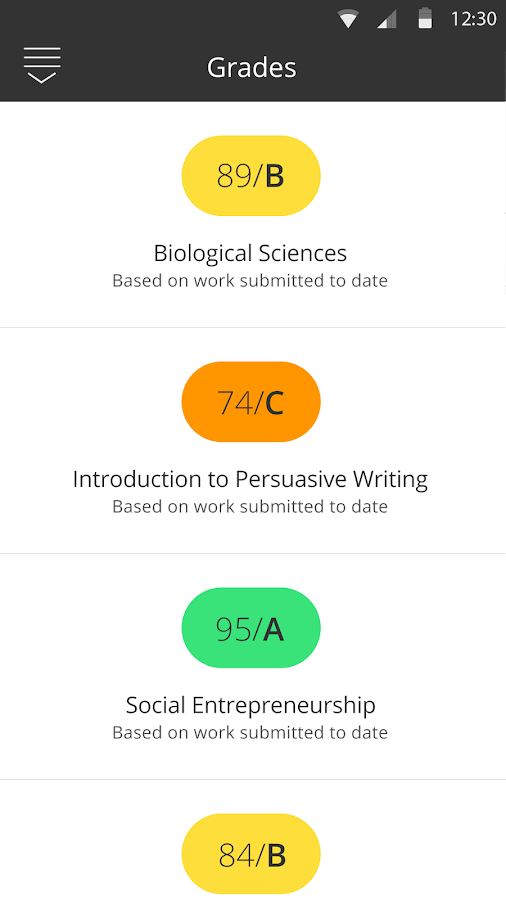    Bb Student- screenshot  