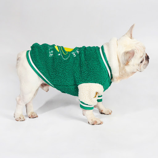 Title 7, Dog Clothes Plus Fleece Thick Winter Baseball C...