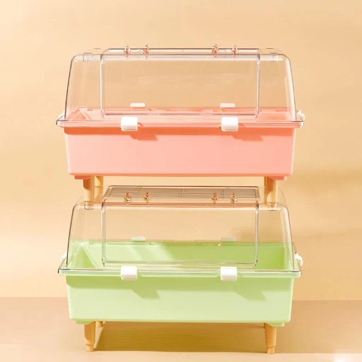 Extra Large Villa Hamster Rutin Chicken Pet Cage Breeding Cage Sugar Glider Cage 60 Landscape Cage Transparent