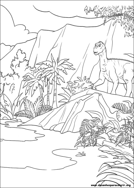 dinossauro para colorir e imprimir