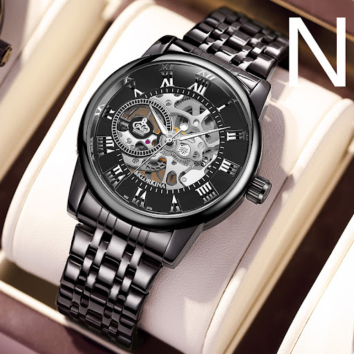 Title 4, Mens Automatic Mechanical Watch Waterproof Hol...