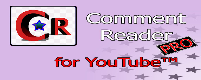 Comment Reader for YouTube™ (Professional) marquee promo image