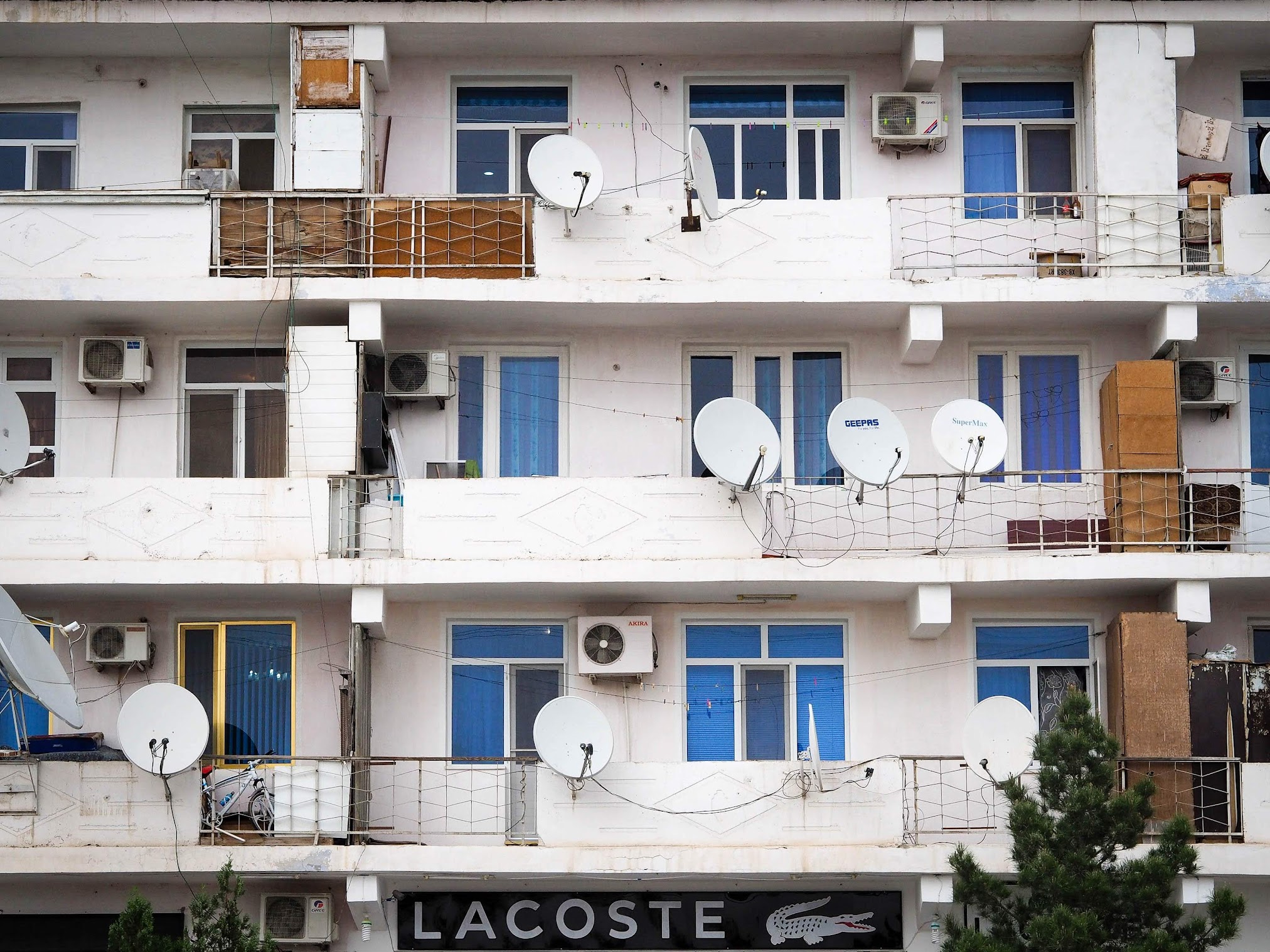 Apartment building in Turkmenistan