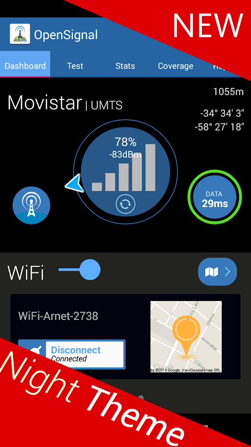 3G 4G WiFi Maps & Speed Test - screenshot