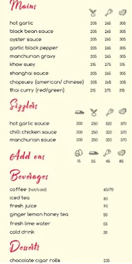 Zillionth Bistro menu 6