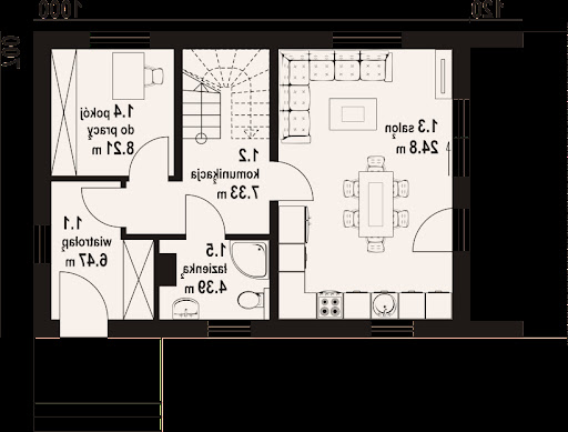 Bartkowo 5 kl - Rzut parteru