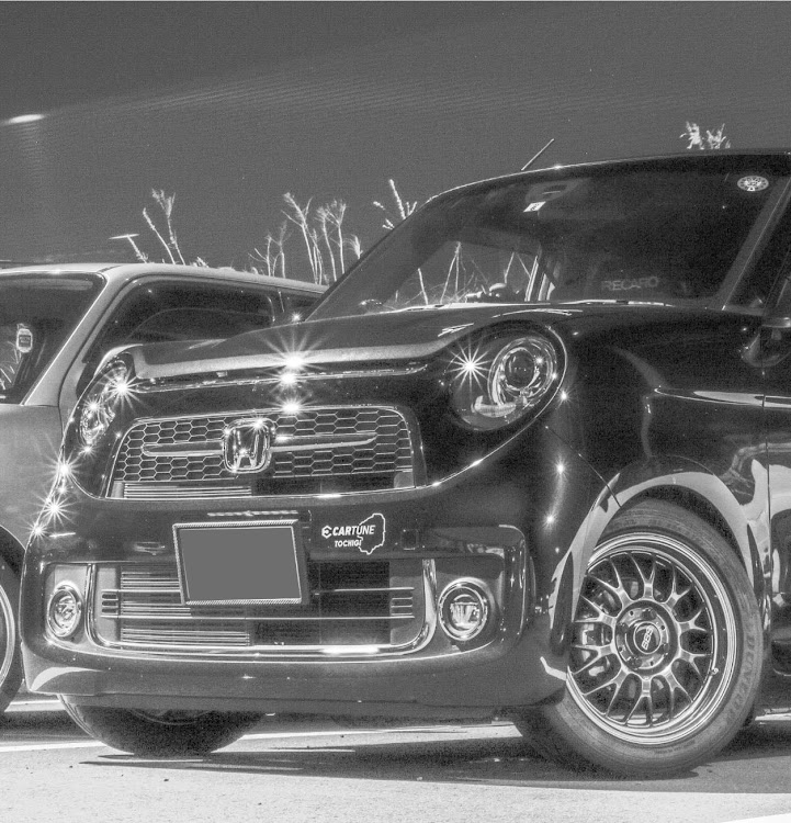 N-ONEのRS・BBS・モノクロ祭り便乗・エンジンルーム・RG-F 鍛造1ピースに関するカスタム事例の投稿画像1枚目
