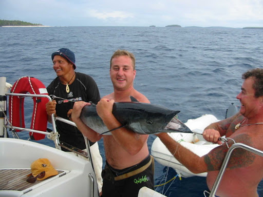 Book a deep sea fishing excursion on your cruise to Tonga.