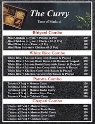 The Curry - Taste Of Madurai menu 6