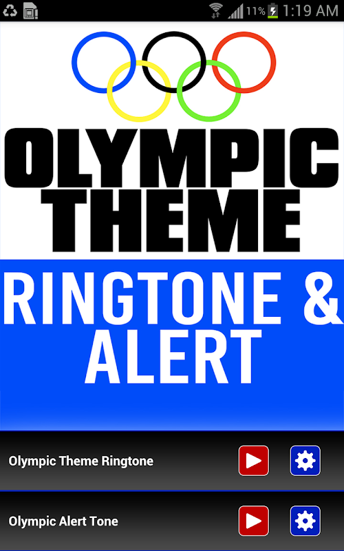 Android application Olympic Theme Song Ringtone screenshort