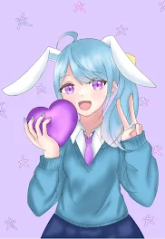 新しくなのか🐇のイラスト描いたよ!!