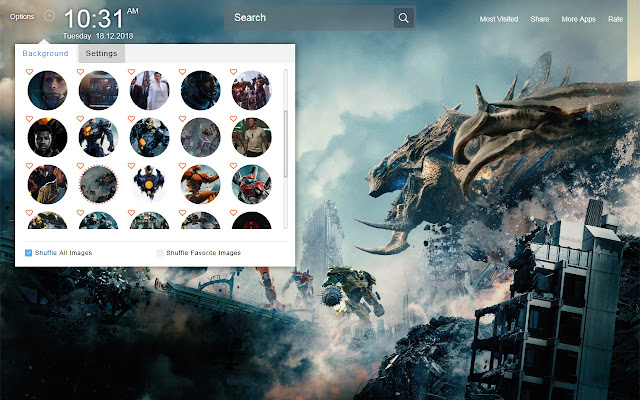 Pacific Rim Uprising Wallpapers Theme New Tab