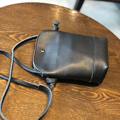 Title 3, Vintage Handmade Small Womens Soft Leather Mob...