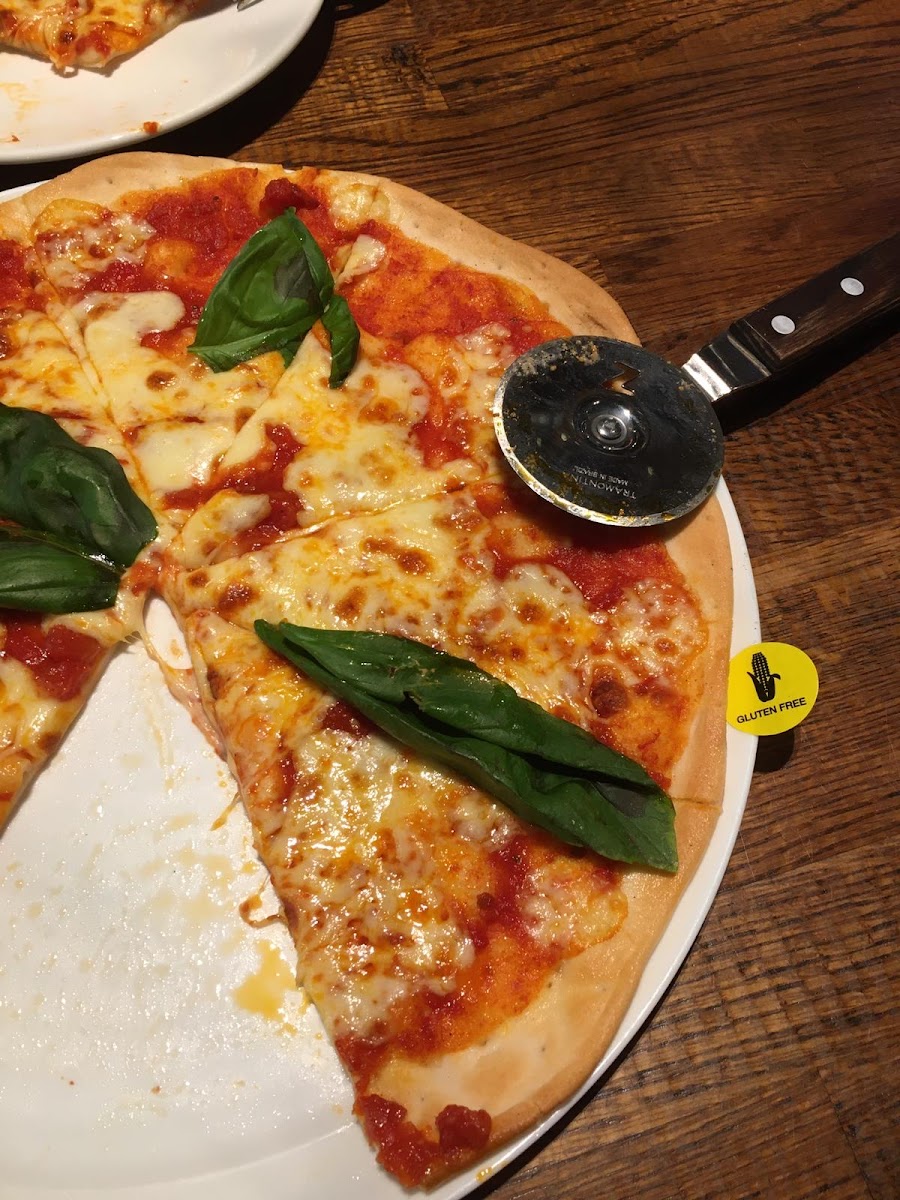 Gluten-Free Pizza at Zizzi's