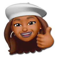 Memoji Black People Stickers for WhatsApp