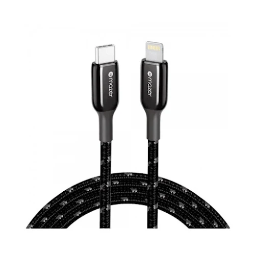 Dây Cáp Mazer Infinite.LINK Pro 3 Mfi certified USB-C to Lightning 1.25m (M-PL3Pro-C2L125-BK)