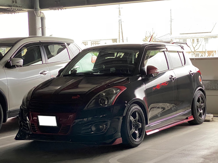 スイフトスポーツのTeam 03'z・閃光になりたいカピ・理性なんて置いてこい・目指せPickUpCars・オレンジロード哨戒任務&桜コラボに関するカスタム事例の投稿画像2枚目