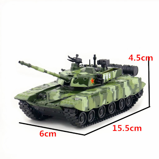 Title 4, Alloy Model Simulation Toy Military Main Battle...