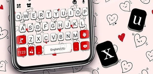Hearts Doodles Theme