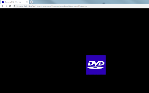 Bouncing DVD - New Tab