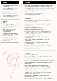 Flamingo Globally Inspired Food menu 2