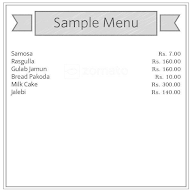 Jatin Saini Sweets menu 1