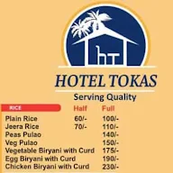 Hotel Tokas menu 1