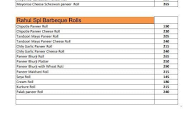 Rahul's Food Court menu 1