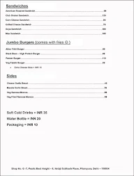 Shake Eat Up menu 2