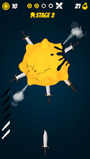 Knife Hit Planet Dash : Flip attack banner